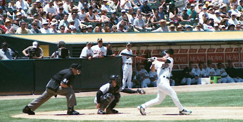 Eric Chavez of the Oakland A's